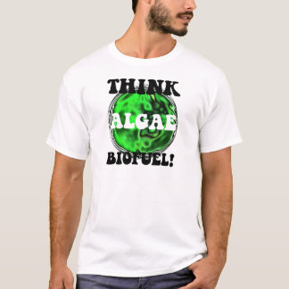 T-shirt Pensez le combustible organique d'algues !