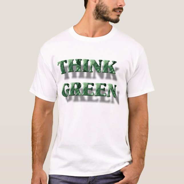 T-shirt Pensez vert (Devant)