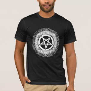 T-shirt Pentagone étoilé fleuri