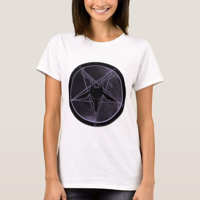 T-shirt Pentagone étoilé pourpre (Devant)