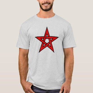 T-shirt Pentagone étoilé rouge