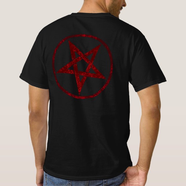T-shirt Pentagram Red Devil (Dos)