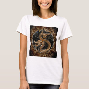 T-shirt Pentagramme dragon