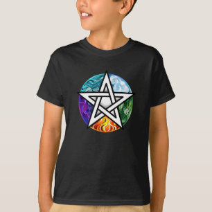 T-shirt pentagramme du Wiccan