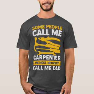 T-shirt penter Papa Woodworking Woodworker Père Cadeau