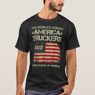 T-shirt People Convoys 2022 America Truckers Freedoms Conv
