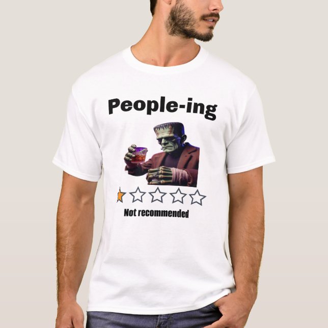 T-shirt Peopleing Frankenstein (Devant)