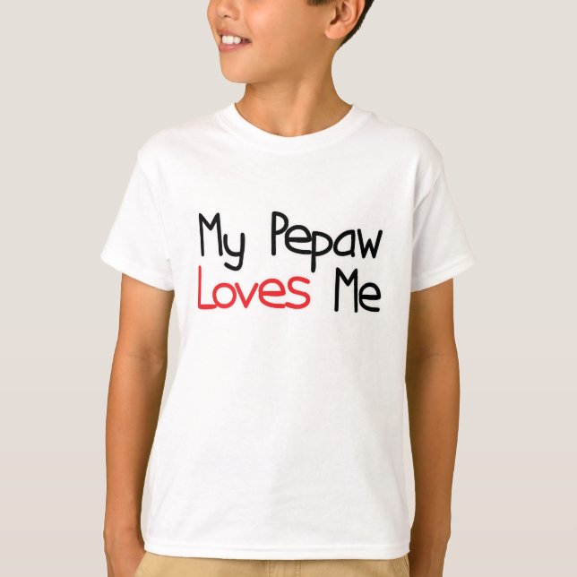T-shirt Pepaw m'aime (Devant)