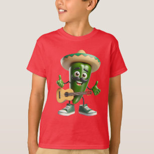 T-shirt Pepper chili avec Ukulele