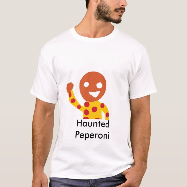 T-shirt Pepperoni de bande dessinée (Devant)
