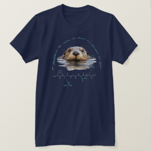 T-shirt peptide FRANK, Otter 2 avec texte personnalisé, fo