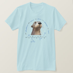 T-shirt peptide FRANK, Otter 3 avec texte personnalisé, lé