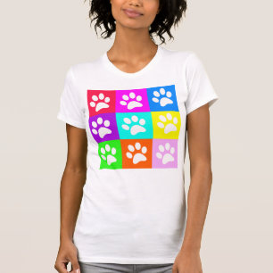 T-shirt "Per Paws" Pop Art