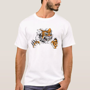 T-shirt Percée de griffe de mascotte de tigre