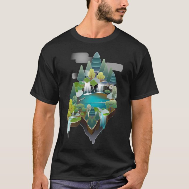 T-shirt Percher le lac Colorado (Devant)