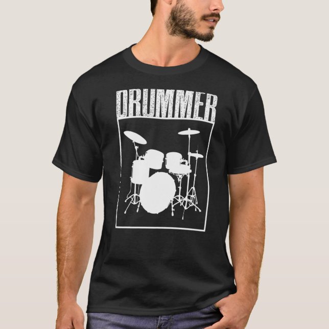 T-shirt Percussionniste de tambour (Devant)