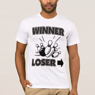 T-shirt Perdant drôle de gagnant de bowling