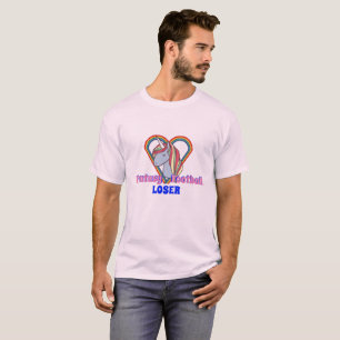 T-shirt Perdant du football d'imaginaire