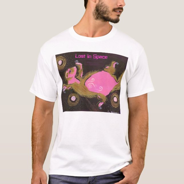 T-shirt Perdu dans l'espace (Devant)