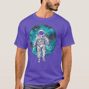T-shirt Perdu en orbite, astronaute flottant dans l'espace