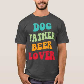 T-shirt Père chien Beer Lover Iii fille