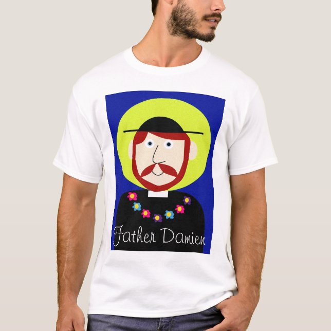 T-shirt Père Damien de Molokai (Devant)