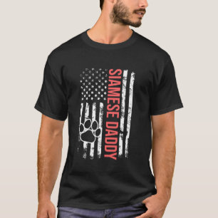 T-shirt Père de chat siamois