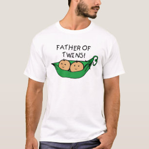 T-shirt Père de cosse de jumeaux