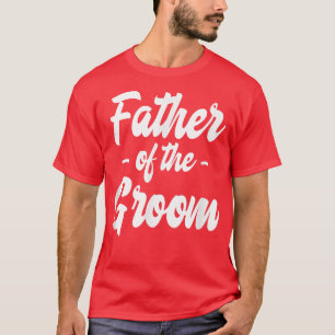 T-shirt Père de la famille de fête de mariage du marié Rép