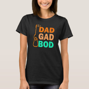 T-shirt Père de la guitare Figure Papa Bod Jour Papa gueul