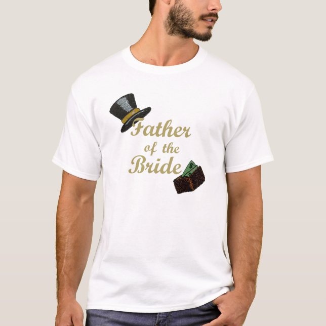 T-shirt Père De La T-Chemise Mariée (Devant)