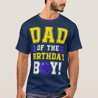 T-shirt Père de l'Anniversaire Joueur du boy Bowling Lover