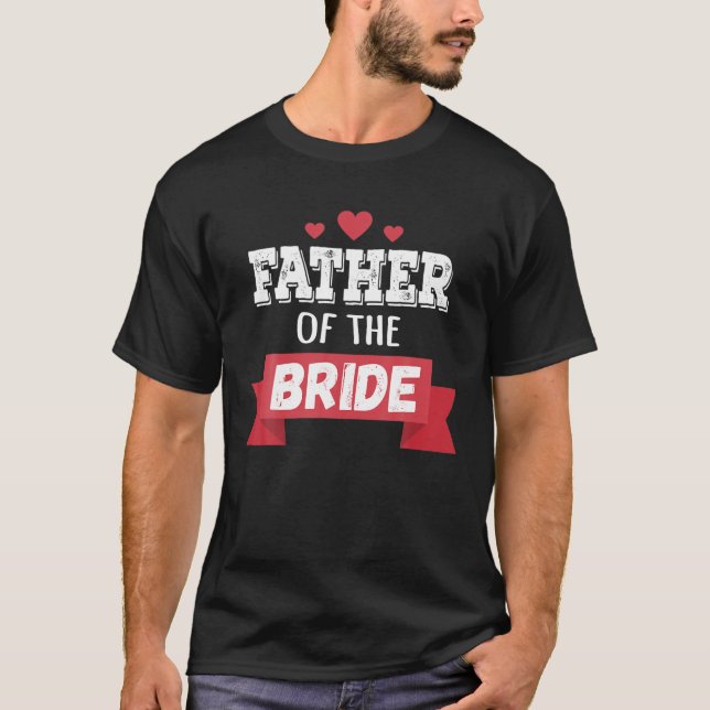 T-shirt Père De L'Épouse Je L'Ai Aimée Première (Devant)
