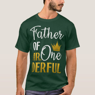 T-shirt Père de M. Onederful 1er anniversaire Fête des pèr