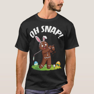 T-shirt Père de Pâques Golfeur Homme en Pain d'Épice Oh Sn