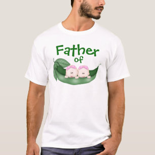 T-shirt Père des filles jumelles