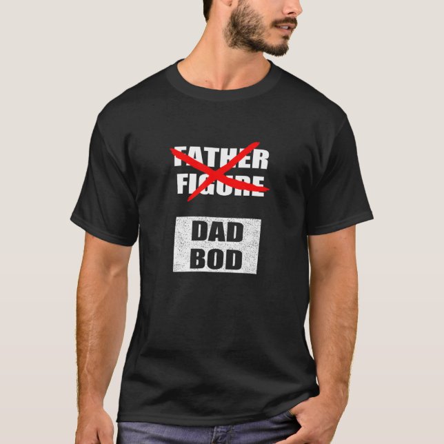 T-shirt Père des hommes Figure Papa Bod (Devant)