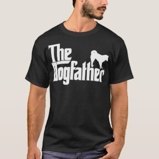 T-shirt Père Dogfather Sibérien Husky Chien Père Papa