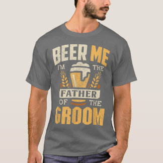 T-shirt Père du mariéBière moi Père du marié FOB