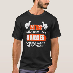 T-shirt Père et constructeur papa maison Propriétaire immo