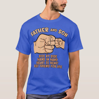 T-shirt père et fils ami du premier coup