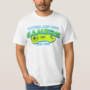 T-shirt Père et Fils Joueurs pour la vie