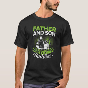 T-shirt Père et fils meilleurs amis de pêche Hobby Fis