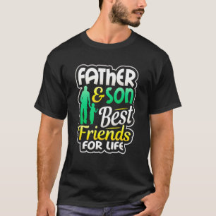T-shirt Père et fils meilleurs amis pour la vie Soutien po