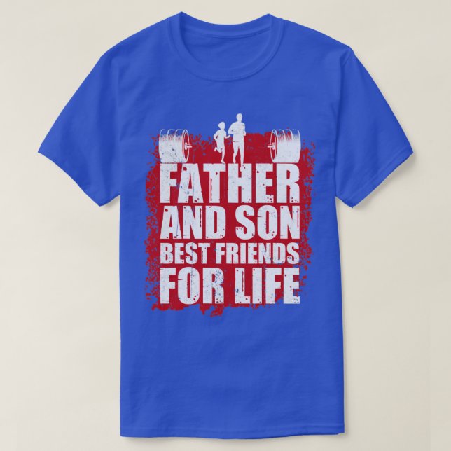 T-shirt Père et son meilleur ami (Design devant)