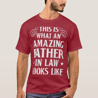 T-shirt Père Extraordinaire En Droit Amusant Famille Aweso