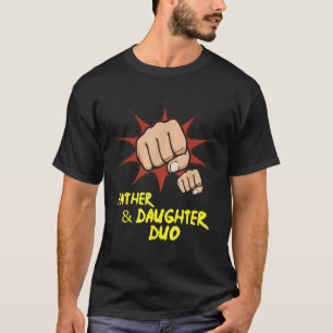 T-shirt Père Fille Duo Papa Chemise Tee Fête des Pères H