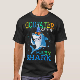 T-shirt PÈRE-GODFAE Du Bébé Requin Anniversaire Frère Requ