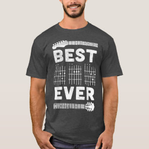 T-shirt Père guitariste Meilleur Père Jamais D A D Chord C