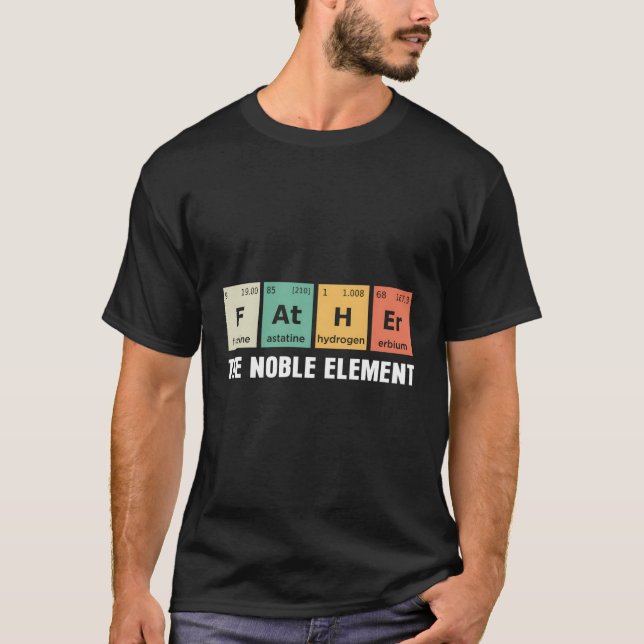T-shirt Père Le Noble Elet étudiant en chimie (Devant)